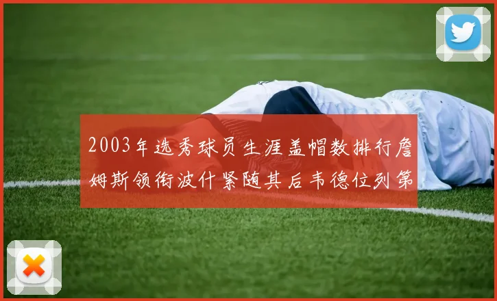 2003年选秀球员生涯盖帽数排行詹姆斯领衔波什紧随其后韦德位列第五